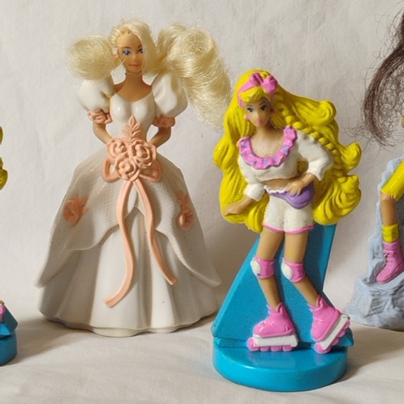 Vintage Barbie Doll McDonalds Toys 1990s Lot Of 6 - Picture 3 of 10